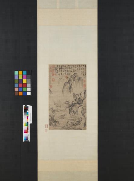 元人春山圖　軸