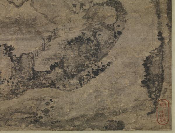 元人春山圖　軸