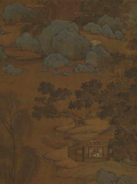 元人漁莊秋色　軸