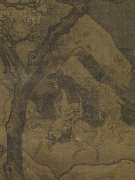 元人太行雪霽圖　軸