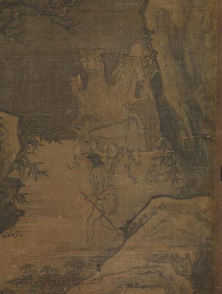 元人太行雪霽圖　軸