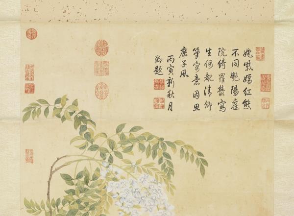 清鄒一桂畫春華　軸