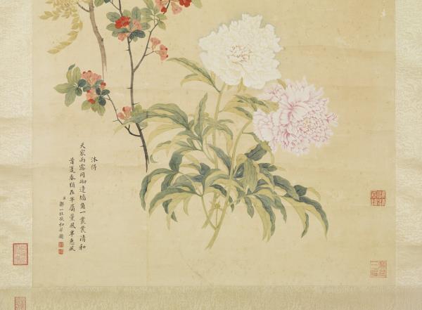 清鄒一桂畫春華　軸