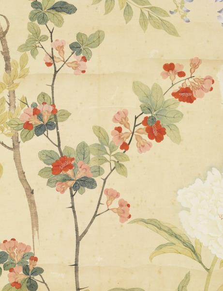 清鄒一桂畫春華　軸