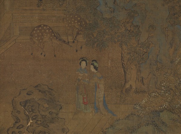 無款士女圖　軸