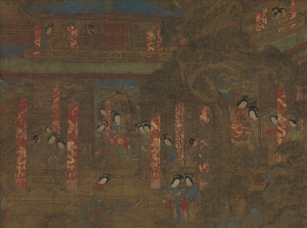 無款士女圖　軸