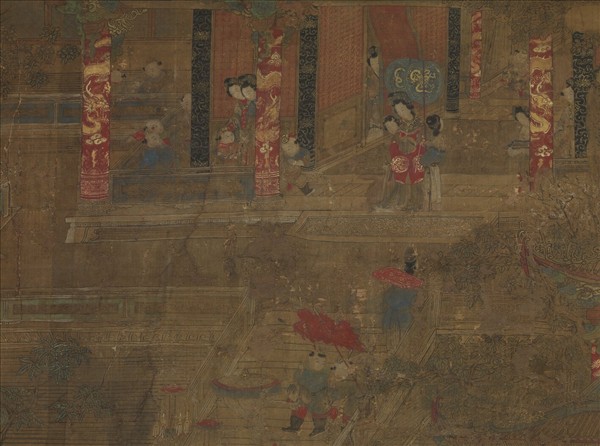 無款士女圖　軸