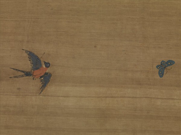 宋緙絲孔雀圖　軸