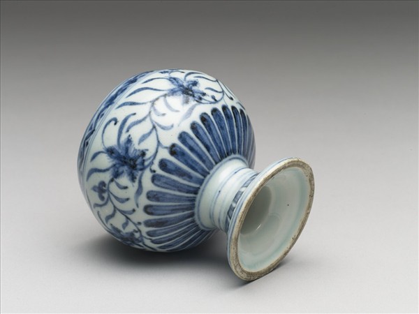 明 宣德 青花花卉紋蓋罐(蓋為清代後配)