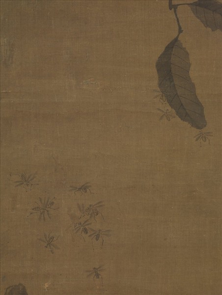 元顏輝畫猿　軸