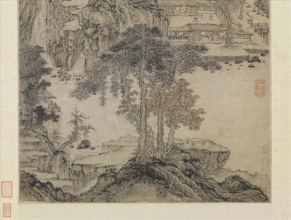 元王蒙東山草堂圖　軸