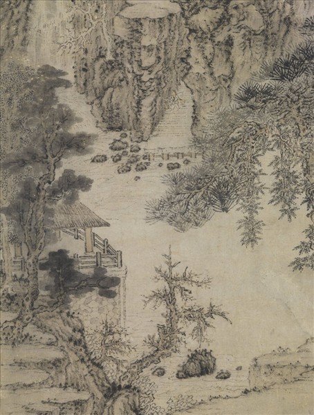 元王蒙東山草堂圖　軸