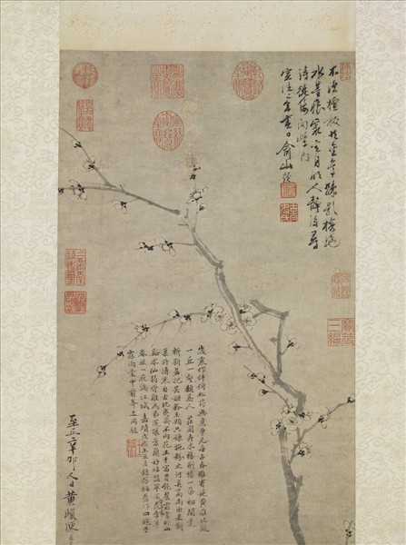 元陳立善墨梅　軸