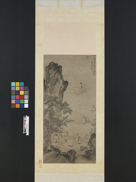 元張渥瑤池仙慶　軸