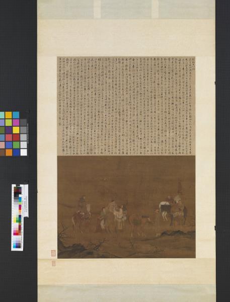 元人文姬歸漢圖　軸