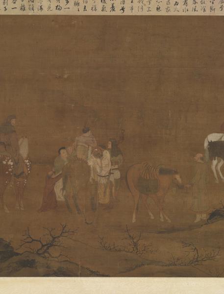 元人文姬歸漢圖　軸