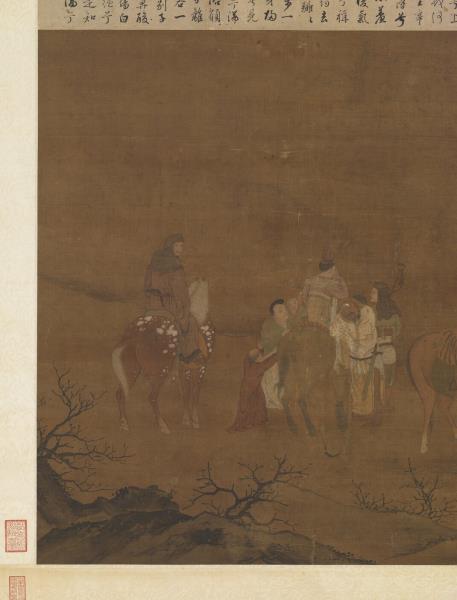 元人文姬歸漢圖　軸