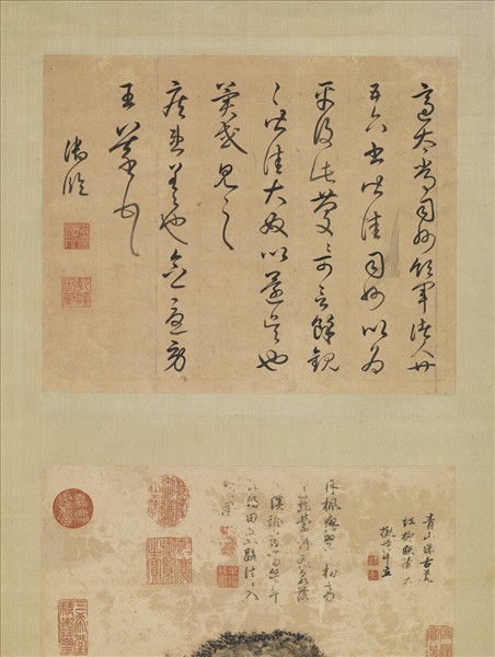 清王原祁畫山水　軸