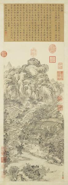 清董邦達繪樂志論高宗臨樂志論文　軸