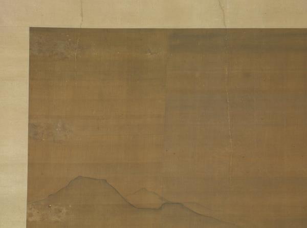 明王世昌俯瞰激流圖　軸