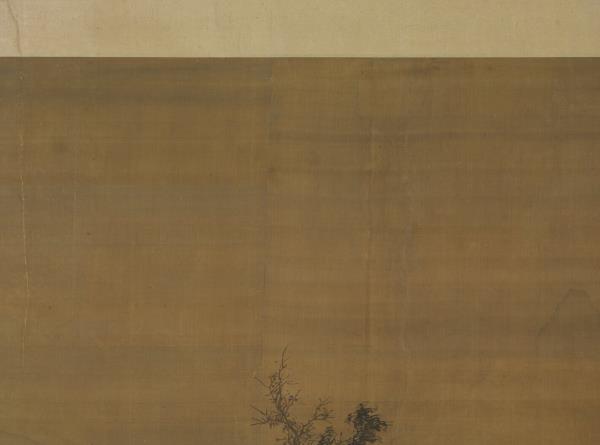 明王世昌俯瞰激流圖　軸