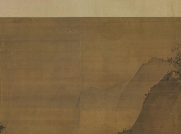 明王世昌俯瞰激流圖　軸