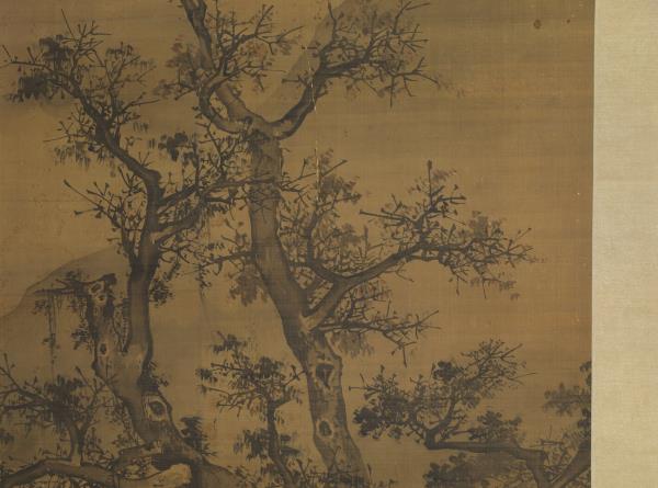 明王世昌俯瞰激流圖　軸