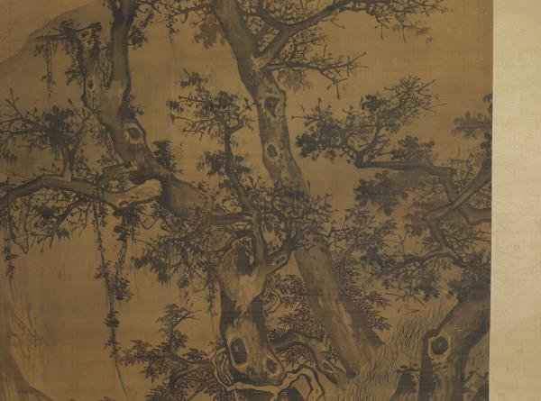 明王世昌俯瞰激流圖　軸