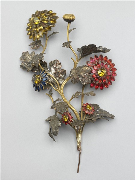 銅胎嵌料鑲錶轎瓶