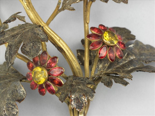 銅胎嵌料鑲錶轎瓶