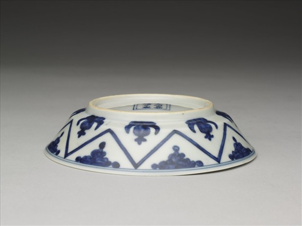 青花如意雲紋碟