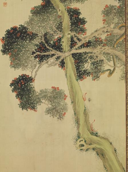 清錢慧安人物十二屏風　蒲觴滌氛