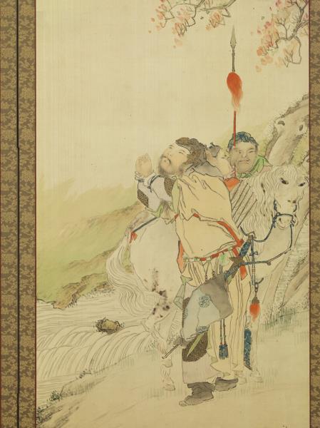 清錢慧安人物十二屏風　富貴壽考