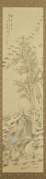 清錢慧安人物十二屏風　富貴壽考