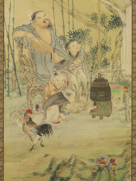 清錢慧安人物十二屏風　富貴壽考