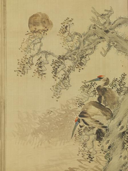 清錢慧安人物十二屏風　富貴壽考