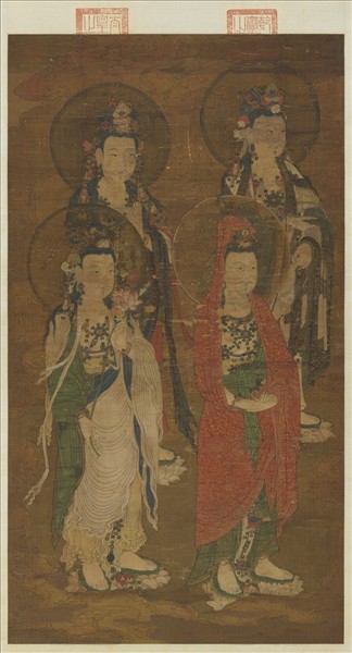 元人說經圖　軸