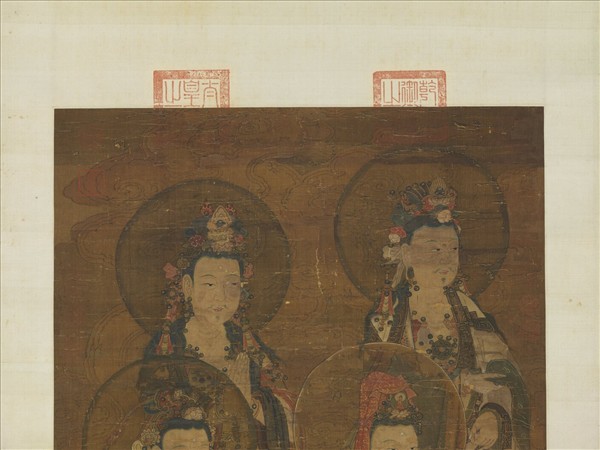 元人說經圖　軸