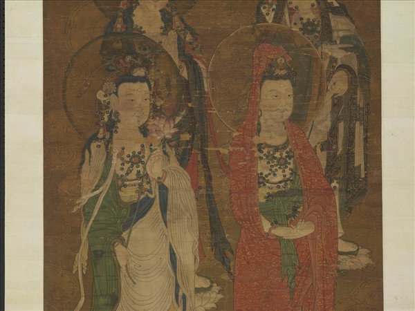 元人說經圖　軸