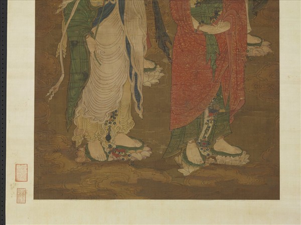 元人說經圖　軸