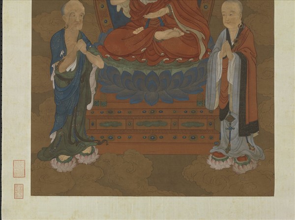 元人說經圖　軸