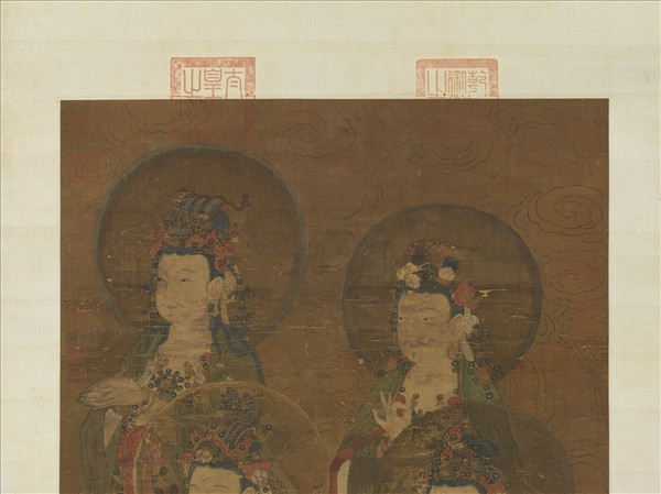 元人說經圖　軸