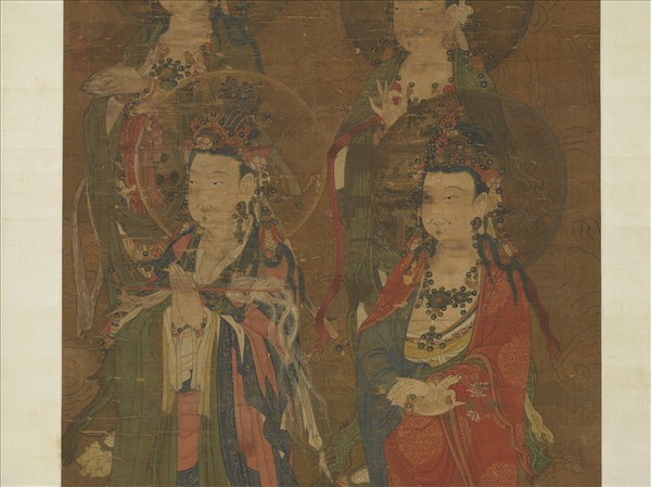 元人說經圖　軸