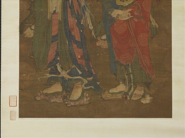 元人說經圖　軸