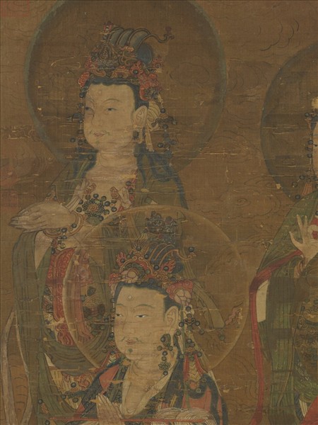 元人說經圖　軸