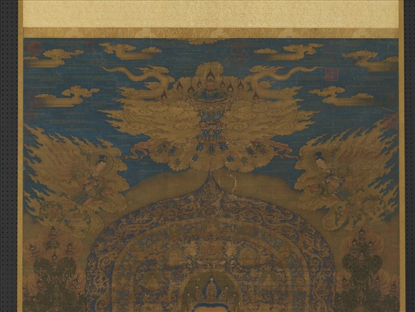 元人毘盧遮那佛像　軸