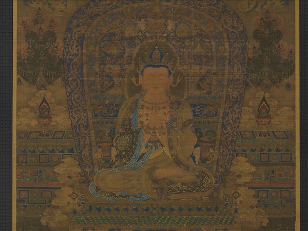 元人毘盧遮那佛像　軸