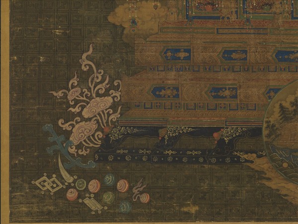 元人毘盧遮那佛像　軸