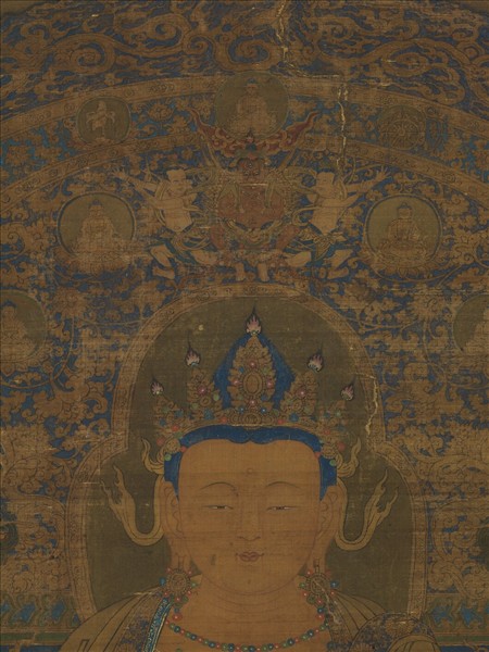 元人毘盧遮那佛像　軸