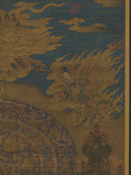 元人毘盧遮那佛像　軸